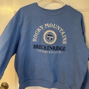 Hollister Light Blue Crewneck Sweater